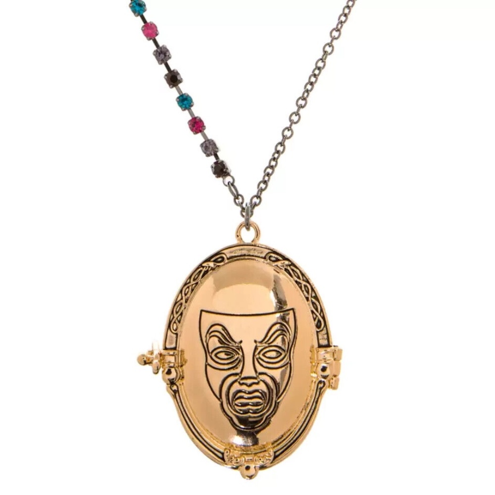 2022 Disney Parks Betsey Johnson Evil Queen of Mean Magic Mirror Necklace - NEW - Picture 4 of 5